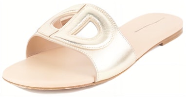 (Women) Dior D-Club Leather Slide 'Gold' KCQ390LNC_S71K (Women) Dior D-Club Leather Slide 'Gold' KCQ390LNC_S71K