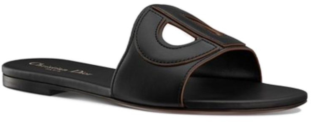 (W) Dior D-Club Slide 'Kulit Hitam' KCQ390VEA_S900 Lookbook (W) Dior D-Club Slide 'Kulit Hitam' KCQ390VEA_S900