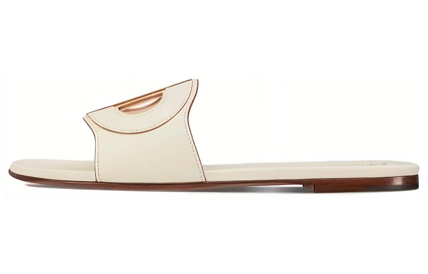 (Women) Dior D-Club Slipper 'Beige' KCQ390VEA_S03W
