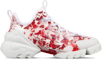 DIOR迪奧 D-Connect 舒適簡約 低幫 生活休閒鞋 女款 紅白色 Order DIOR迪奧 D-Connect 舒適簡約 低幫 生活休閒鞋 女款 紅白色