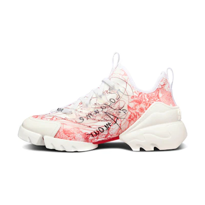 (W) Dior D-Connect 'Red White Print'