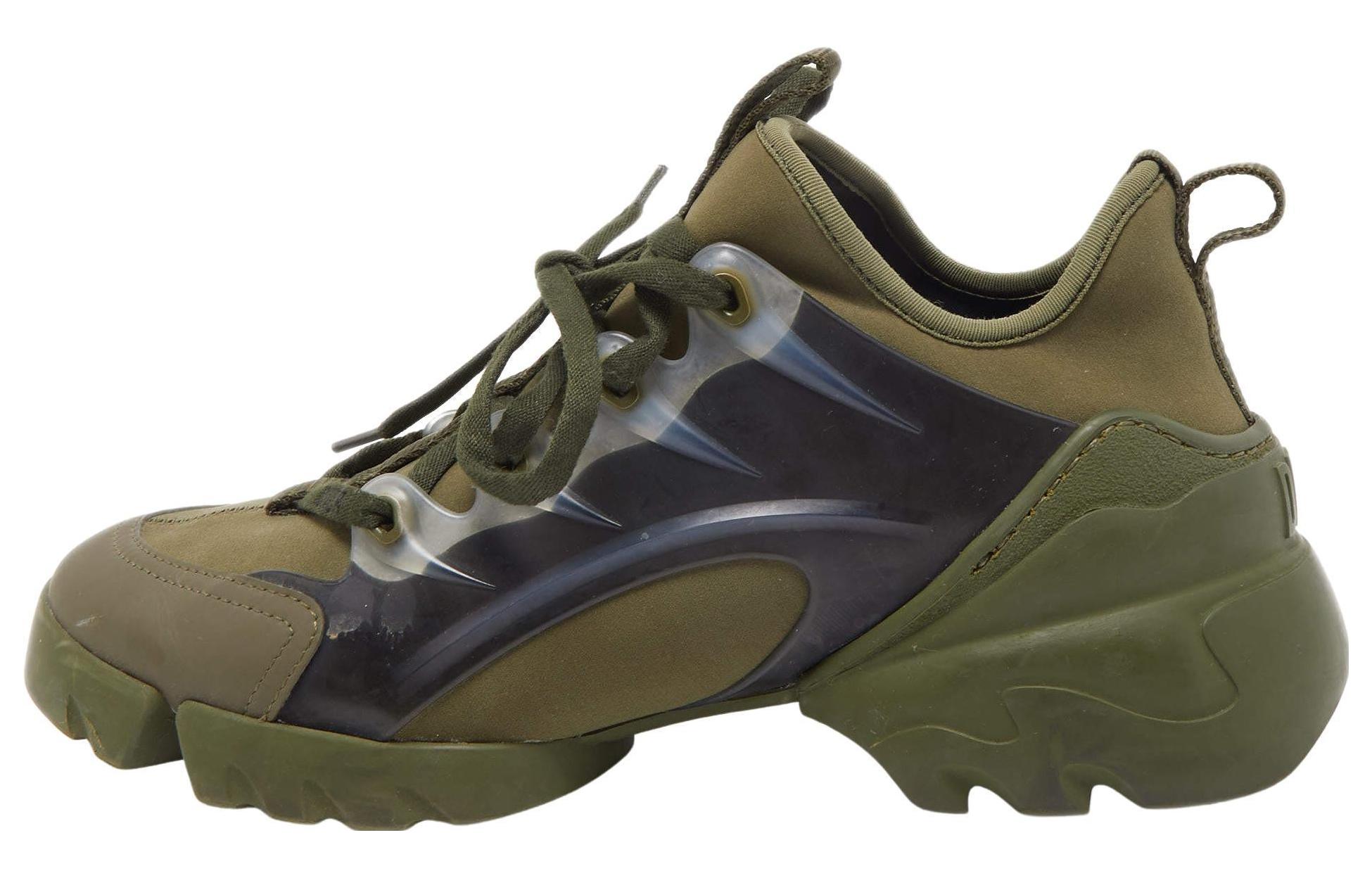 (Women) Dior D-Connect Sneaker 'Khaki' KCK222NGG_S11H