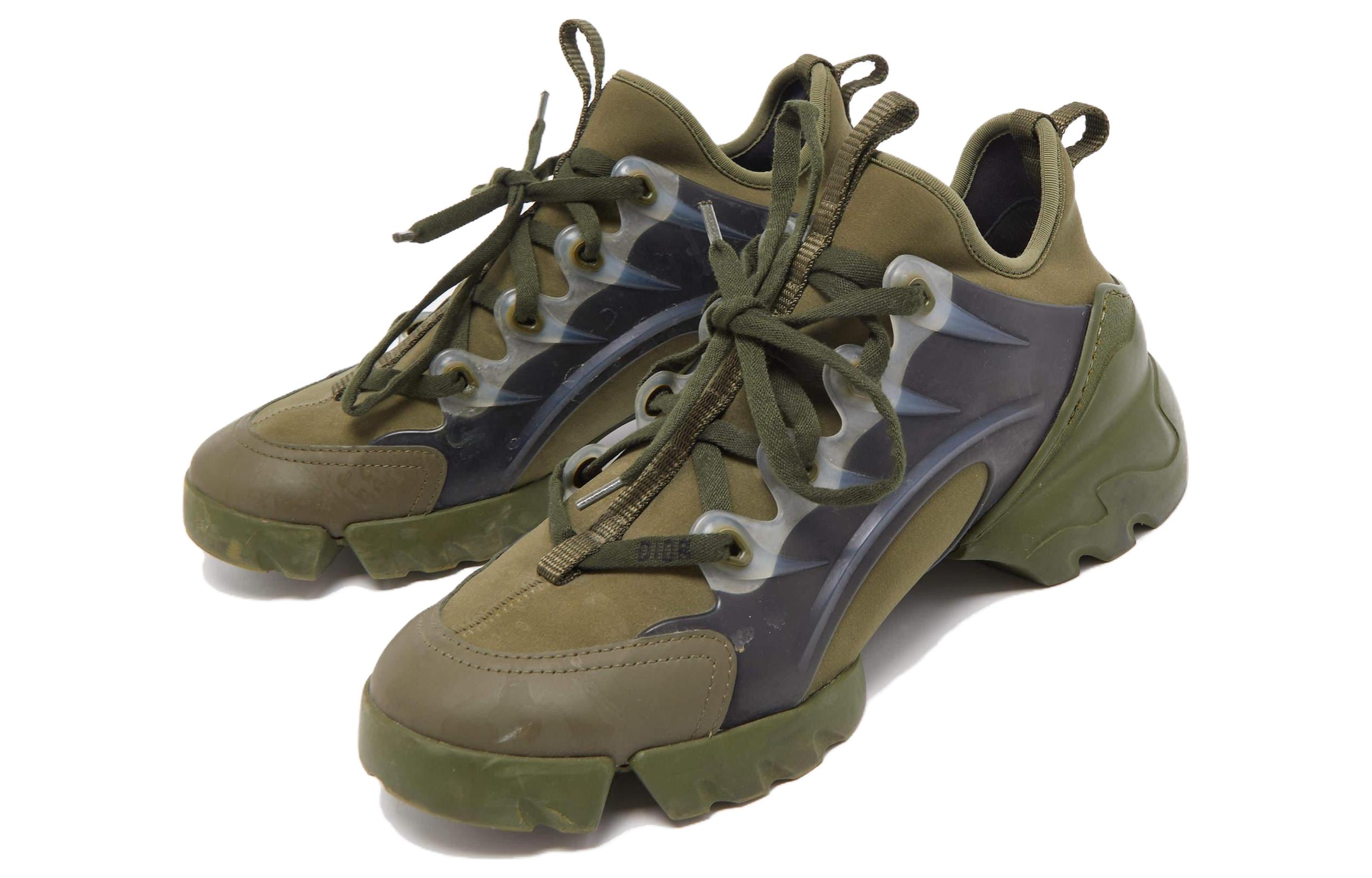 Lookbook (Women) Dior D-Connect Sneaker 'Khaki' KCK222NGG_S11H