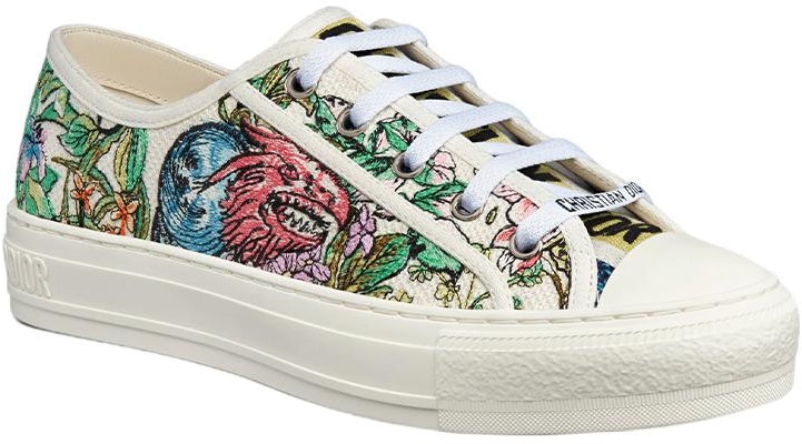 DIOR 迪奧 棉質刺繡 D-Constellation 休閒鞋 女款 白 Lookbook DIOR 迪奧 棉質刺繡 D-Constellation 休閒鞋 女款 白