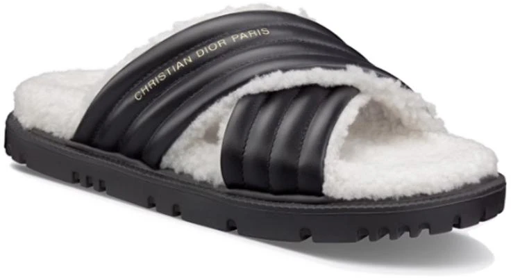 (W) Dior D-Cross Slide ''Nero Bianco'' KCQ917LKK_S11X Order (W) Dior D-Cross Slide ''Nero Bianco'' KCQ917LKK_S11X
