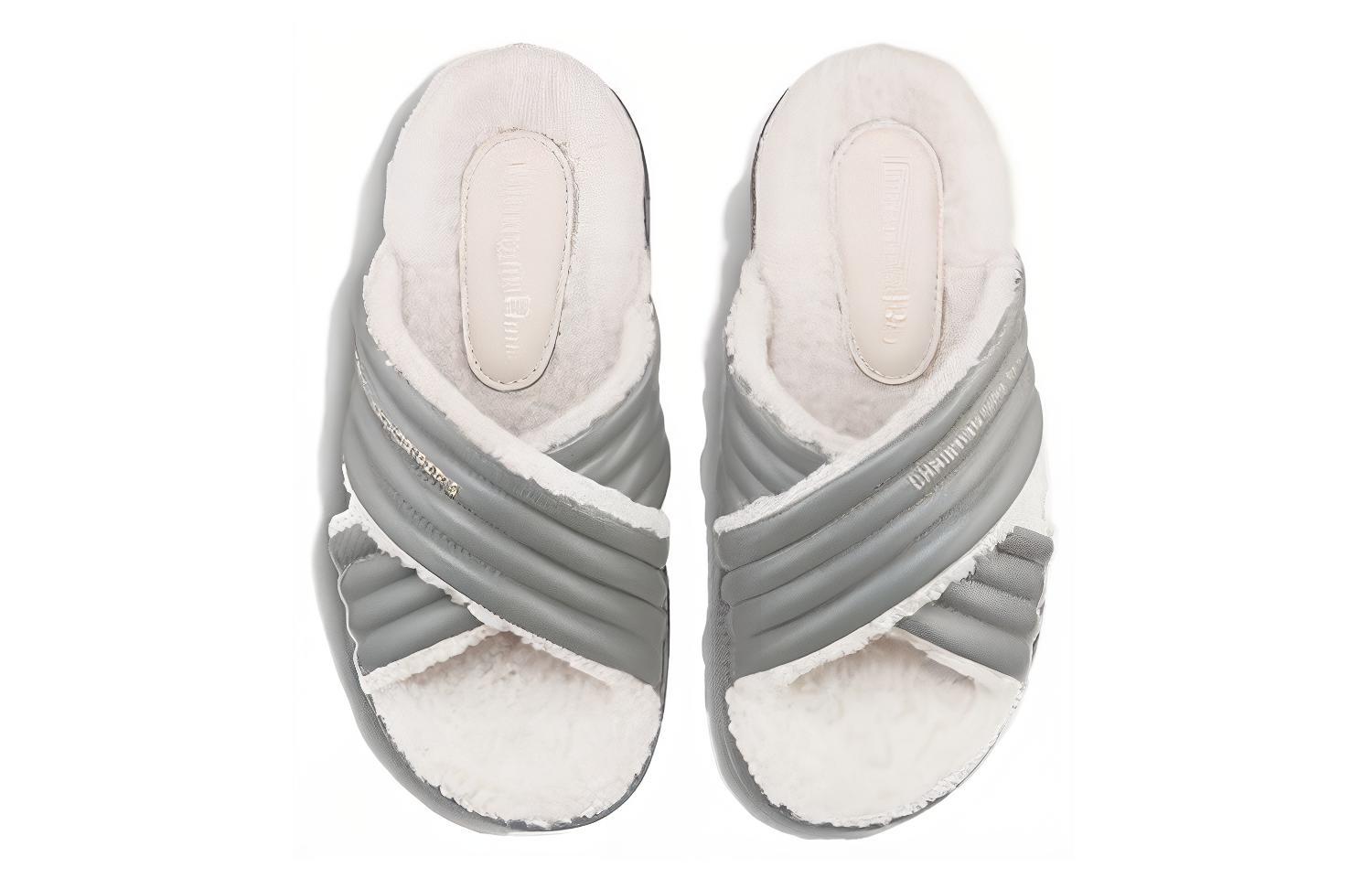 Shop (W) Dior D-Cross Slide ''Grigio Bianco'' KCQ917LKK_S34G