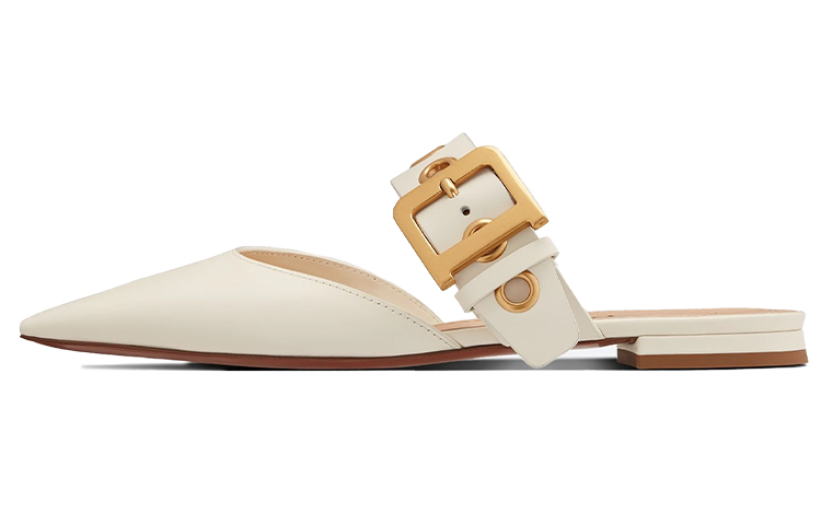 (Women) Dior D-Dior Leather Slide 'Beige' KCB607VEA_S03W