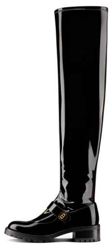 women-dior-d-doll-cd-black-cozy-signature-casual-chunky-high-top-boot-kci-697-kcp-s20-x