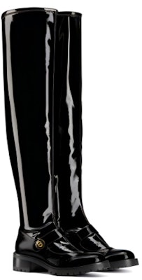 (Women) Dior D-Doll CD 'Black Cozy Signature Casual Chunky High-Top Boot' KCI697KCP_S20X Order (Women) Dior D-Doll CD 'Black Cozy Signature Casual Chunky High-Top Boot' KCI697KCP_S20X