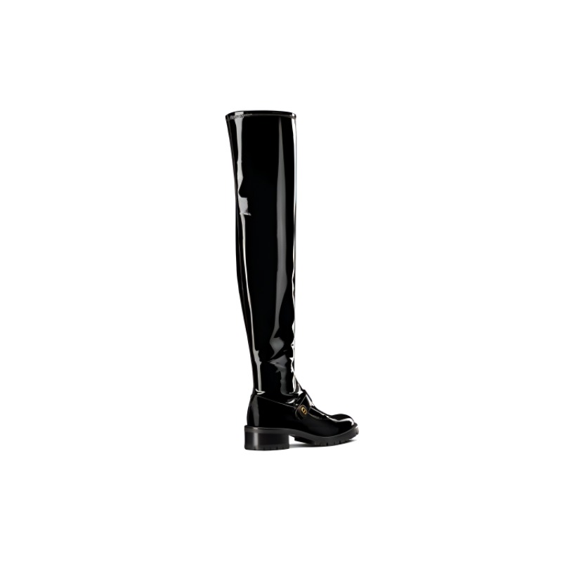 Lookbook (W) Dior D-Doll CD ''Zwarte Cozy Signature Casual Chunky High-Top Laars'' KCI697KCP_S20X