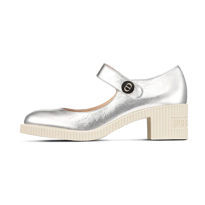 (W) Dior D-Doll High-Top Sneaker 'Silver Fashion'