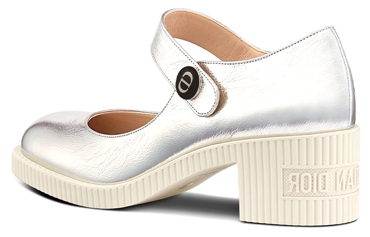 Shop (Women) Dior D-Doll High-Top Sneaker 'Silver Fashion' KDP909LCV_S59K