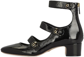 (Women) Dior D-Doll Leather Mid-Heel 'Black' KDP912CCF_S900 (Women) Dior D-Doll Leather Mid-Heel 'Black' KDP912CCF_S900