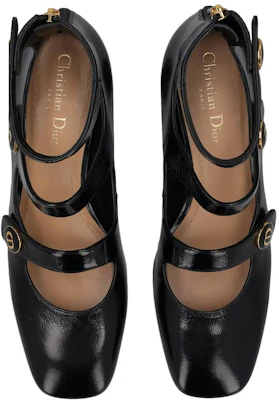 (Women) Dior D-Doll Leather Mid-Heel 'Black' KDP912CCF_S900 Shop (Women) Dior D-Doll Leather Mid-Heel 'Black' KDP912CCF_S900