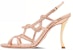 (Women) Dior D-Fame 'Nude Buckled Open-Toe Slide' KCQ777LAM_S70K
