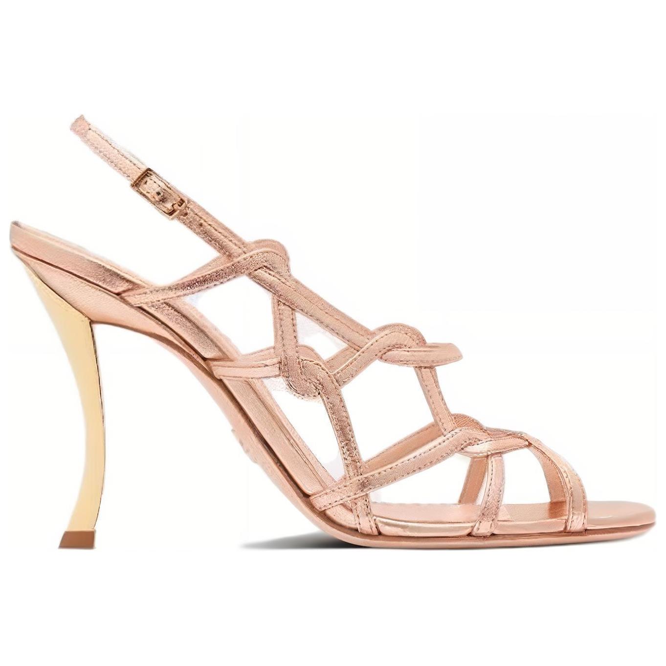 Order (W) Dior D-Fame ''Sandalo Aperto con Fibbia Nude'' KCQ777LAM_S70K