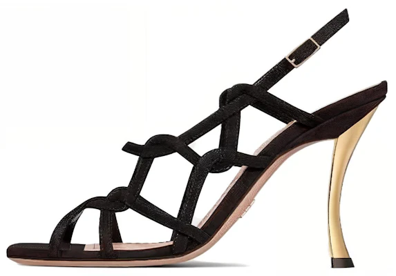(W) Dior D-Fame Noir ''Mule Mode À Boucle Carrée en Velours'' KCQ777VVV_S900 Buy (W) Dior D-Fame Noir ''Mule Mode À Boucle Carrée en Velours'' KCQ777VVV_S900
