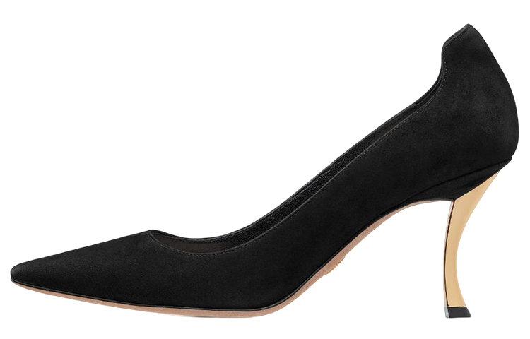 (Women) Dior D-Fame High Heel 'Black Velvet' KCP974VVV_S900