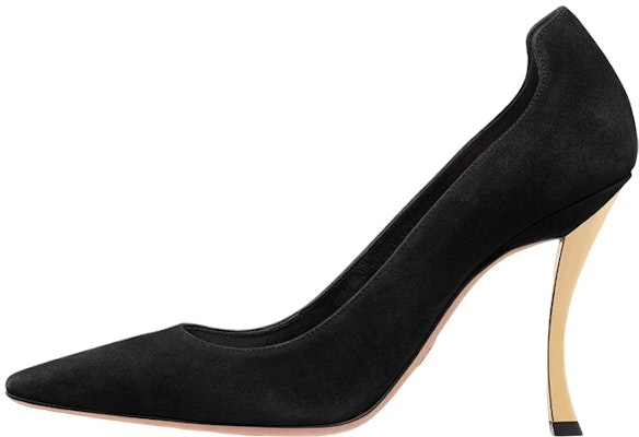 (Women) Dior D-Fame High Heels 'Velvet Fashion Stiletto Black' KCP975VVV_S900 Buy (Women) Dior D-Fame High Heels 'Velvet Fashion Stiletto Black' KCP975VVV_S900