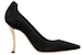 (Women) Dior D-Fame High Heels 'Velvet Fashion Stiletto Black' KCP975VVV_S900
