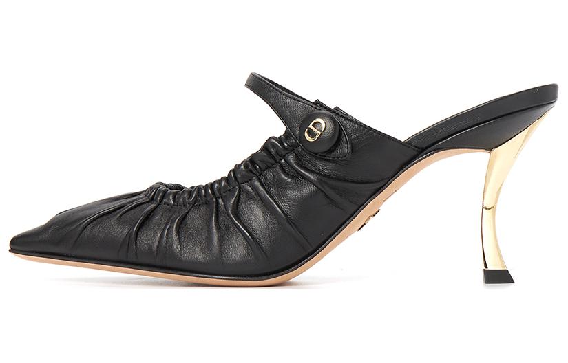 (Women) Dior D-Fame Sandal 'Black Stiletto' KCV001LAB_S900