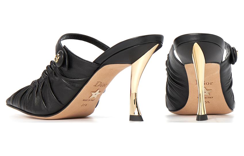 Lookbook (W) Sandal Dior D-Fame 'Black Stiletto' KCV001LAB_S900