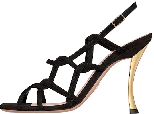 (Women) Dior D-Fame Sandal 'Black Velvet Buckle' KDQ777VVV_S900 Buy (Women) Dior D-Fame Sandal 'Black Velvet Buckle' KDQ777VVV_S900