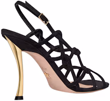 Lookbook (Women) Dior D-Fame Sandal 'Black Velvet Buckle' KDQ777VVV_S900