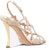 (Women) Dior D-Fame Sandal 'Rose Gold' KCQ777LAM_S49K