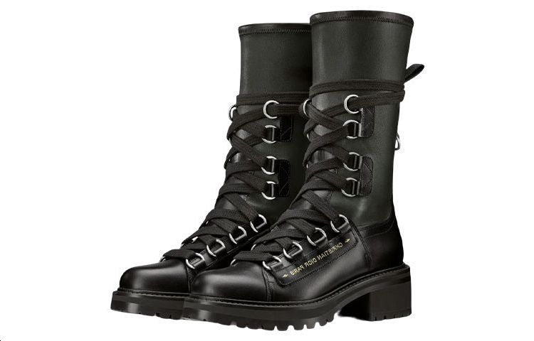 Lookbook (W) Dior D-Fight ''Bottes en Cuir Noir'' KCI875XLC_S20X
