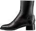 Buy (W) Dior D-Folk Boot Hitam 'Logo Zip Kulit' KDI826VEA_S900