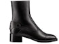 Order (W) Dior D-Folk Boot Hitam 'Logo Zip Kulit' KDI826VEA_S900