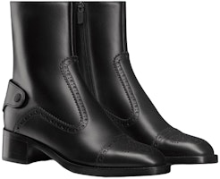 (W) 迪奥D-Folk黑色'Logo拉链皮革'靴 KDI826VEA_S900 Lookbook (W) 迪奥D-Folk黑色'Logo拉链皮革'靴 KDI826VEA_S900