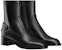 (W) Dior D-Folk Boot Hitam 'Logo Zip Kulit' KDI826VEA_S900