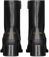 (W) 迪奥D-Folk黑色'Logo拉链皮革'靴 KDI826VEA_S900 Shop (W) 迪奥D-Folk黑色'Logo拉链皮革'靴 KDI826VEA_S900