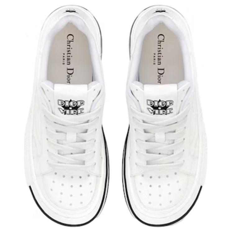 (W) Dior D-Freeway Low 'White Calfskin' 圖 5