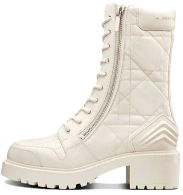 (W) Dior D-leader ''Witte Leren Fashion Boot'' KCI733CQC_S03W Buy (W) Dior D-leader ''Witte Leren Fashion Boot'' KCI733CQC_S03W