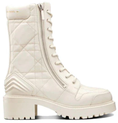 (W) Dior D-leader ''Witte Leren Fashion Boot'' KCI733CQC_S03W Order (W) Dior D-leader ''Witte Leren Fashion Boot'' KCI733CQC_S03W