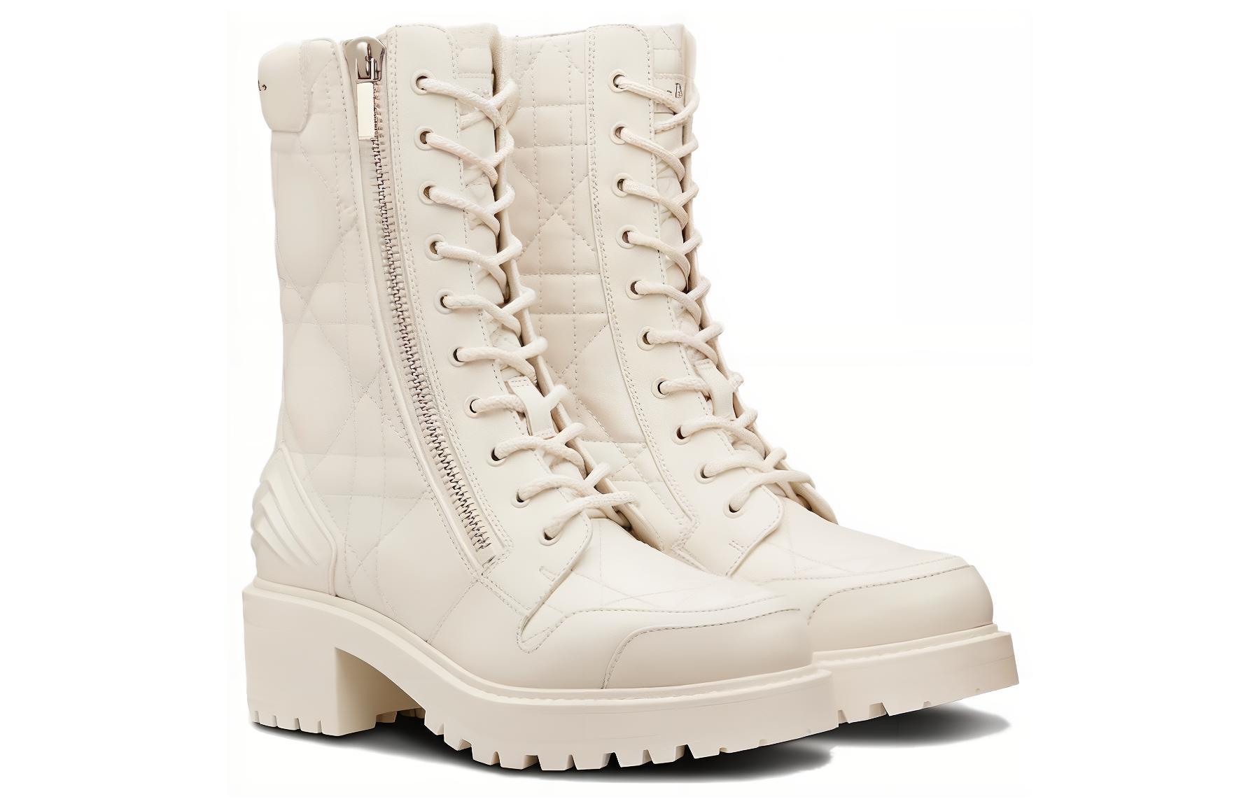 Shop (W) Dior D-leader ''Witte Leren Fashion Boot'' KCI733CQC_S03W