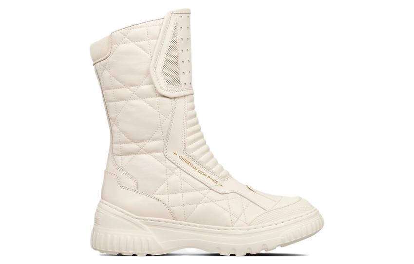 Order (W) Dior D-Leader 靴子 '白色标志拉链' KDI802CQC_S03W