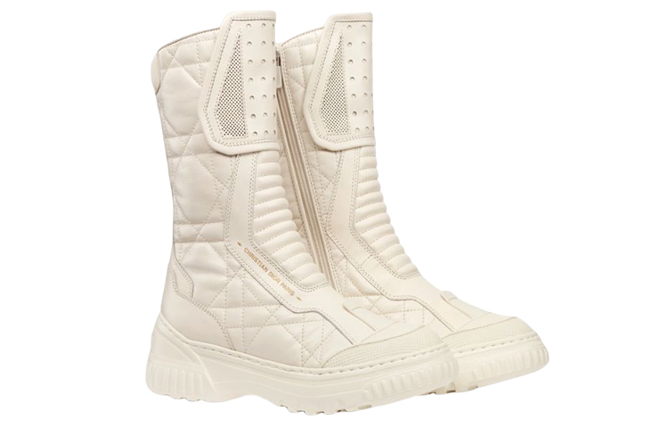 Lookbook (W) Stivale Dior D-Leader in Pelle ''Bianco Moda'' KCI802CQC_S03W