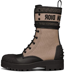 DIOR 迪奧 D-Major 工藝布料 小牛皮休閒短筒靴 女款 灰褐色 Buy DIOR 迪奧 D-Major 工藝布料 小牛皮休閒短筒靴 女款 灰褐色