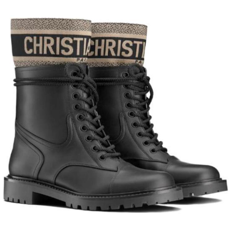 Shop (Women) Dior D-Major Ankle Boot 'Black' KDI631SCN_S51X