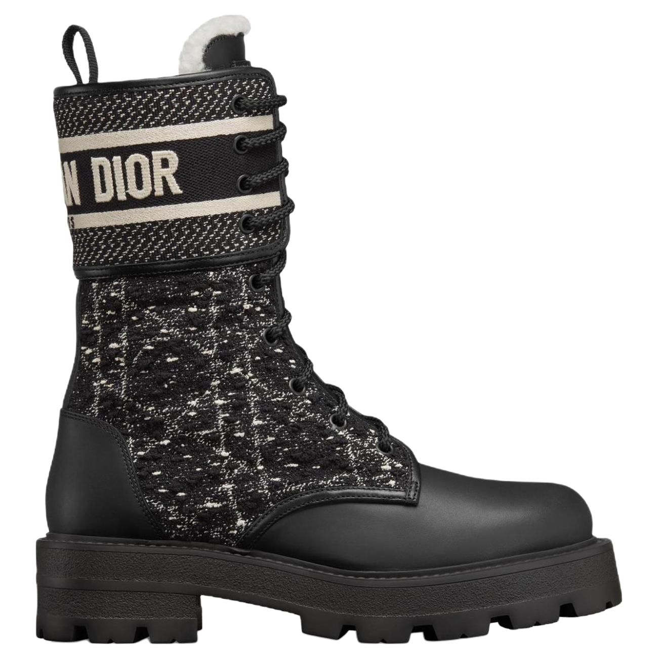 Order (Women) Dior D-Major Ankle Boot 'Black Leather' KCI974CWS_S29X