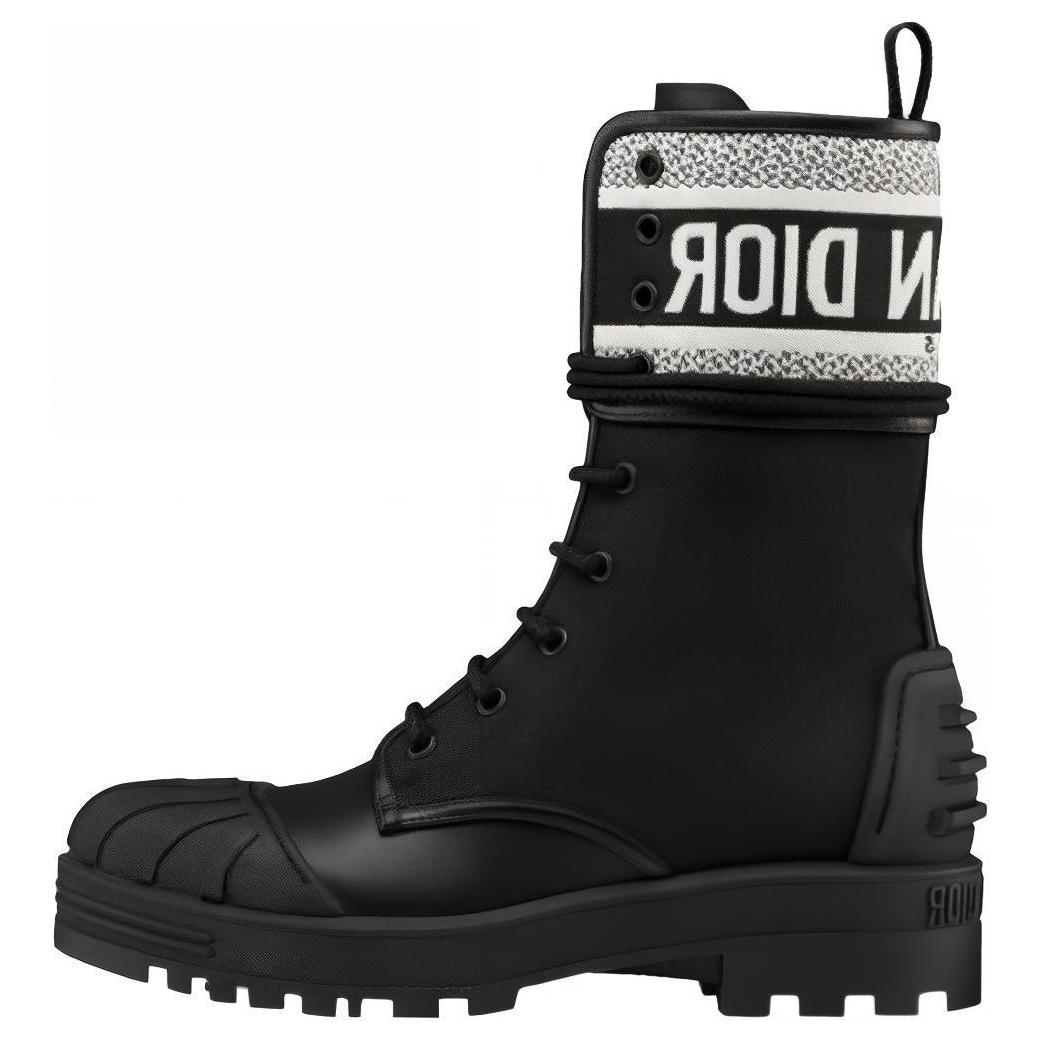 (Women) Dior D-Major Ankle Boot 'Black White'  KCI675SCR-S52X