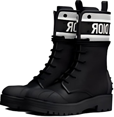 (Women) Dior D-Major Ankle Boot 'Black White'  KCI675SCR-S52X Lookbook (Women) Dior D-Major Ankle Boot 'Black White'  KCI675SCR-S52X