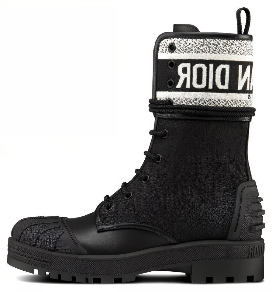 women-dior-d-major-black-embroidered-edge-tech-fabric-leather-ankle-boot-kdi-675-scr-s52-x