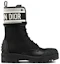 Order (W) Dior D-Major Negro 'Bota Tobillera de Tela Técnica Cuero con Bordado' KDI675SCR_S52X