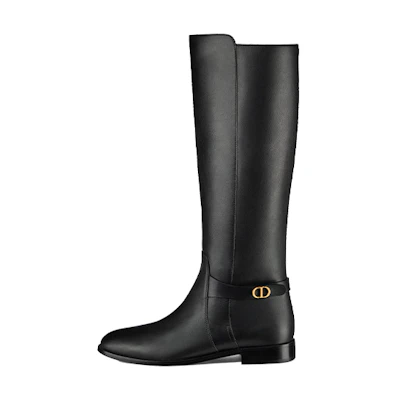(W) Dior D-Major Boots 'Black'