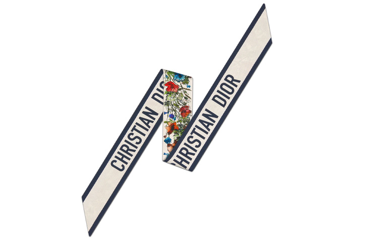 (Women) DIOR D-Millefiori Mitzah Floral Silk Scarf Headband for Women. 15MIF106I611-C012 圖 3
